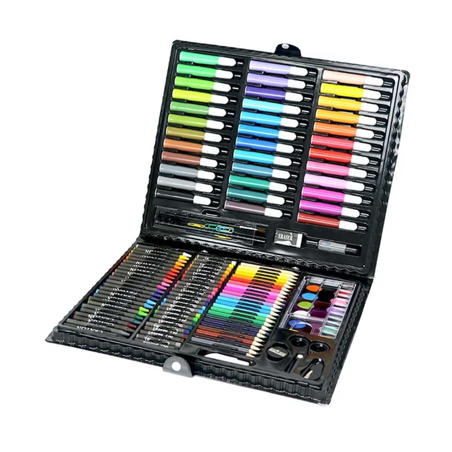 Set De Arte Maleta 150 Piezas Lápices Para Colorear GENERICO
