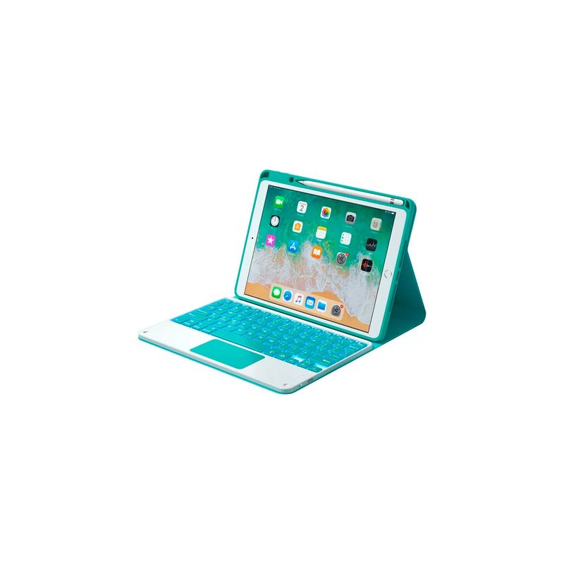 GENERICO - Funda Teclado Iluminado Para iPad Pro 12.9 5th 6th