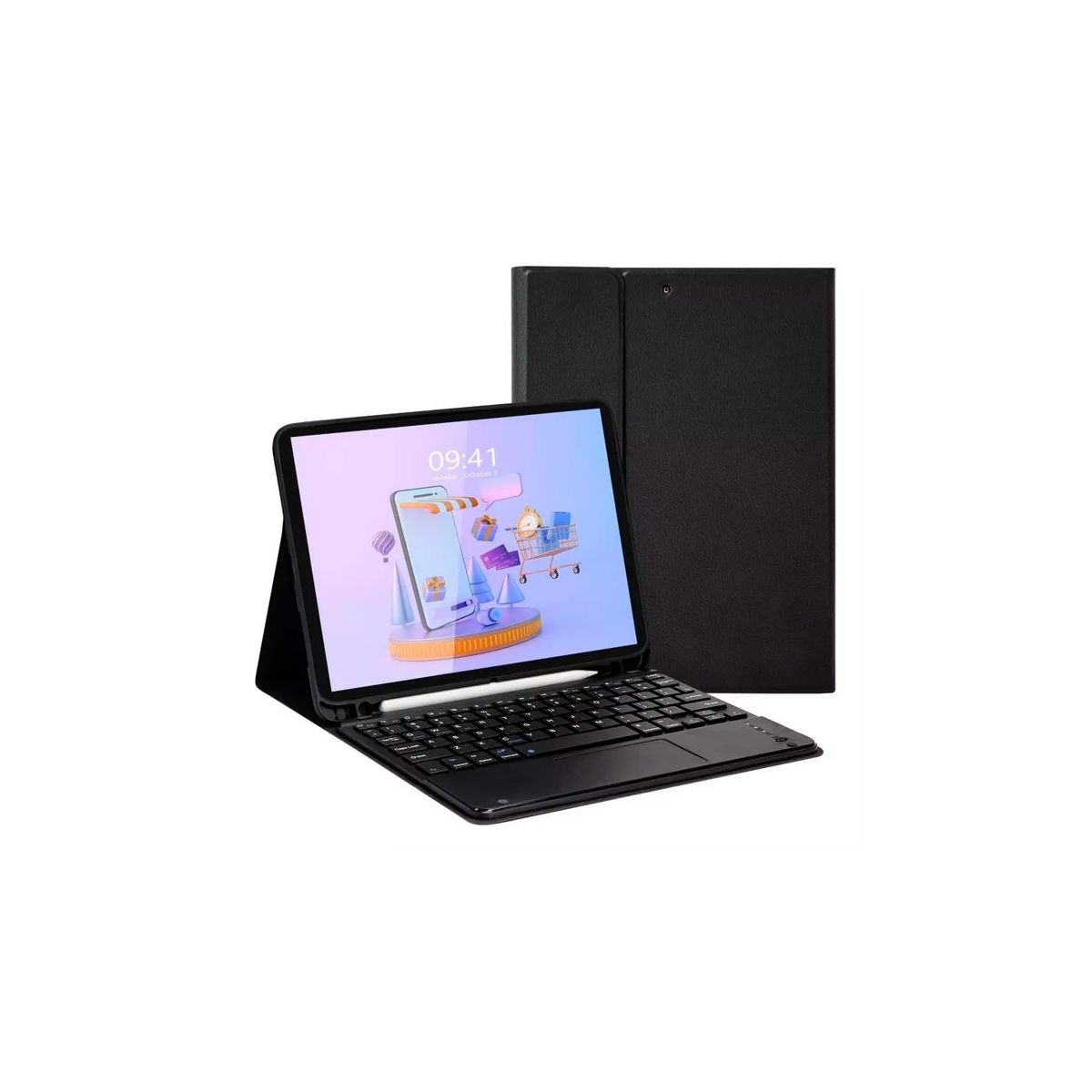 GENERICO - Funda Para iPad Air 10.9 4ta 5ta + Teclado Español Touchpad