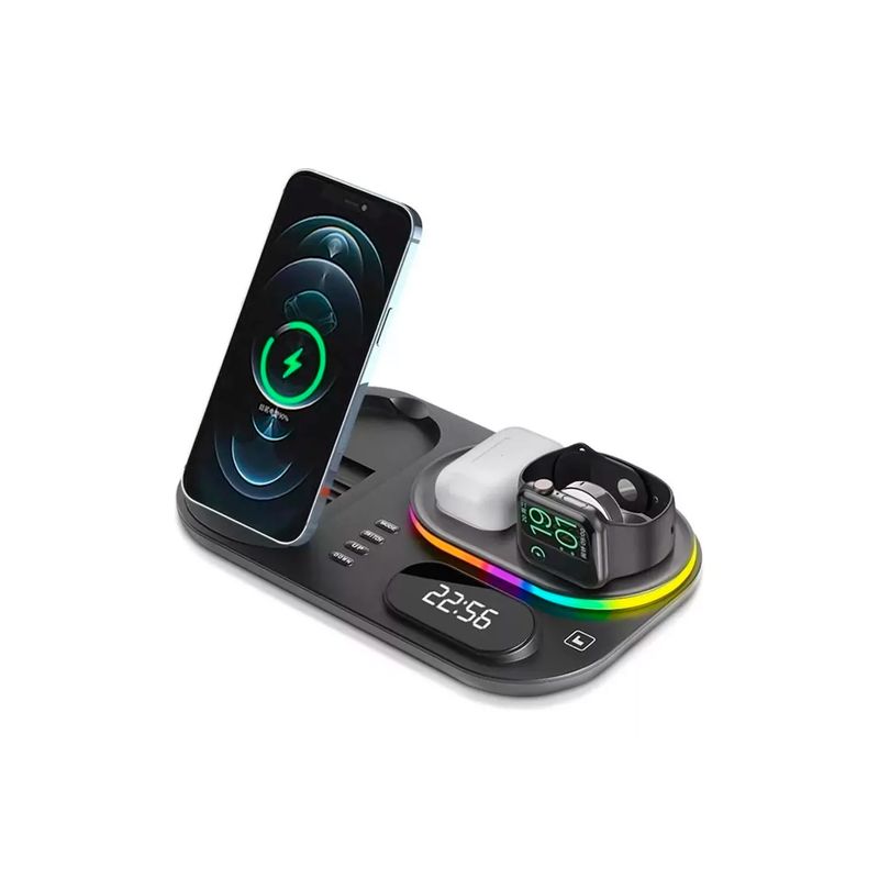 GENERICO - Estación Carga Rápida 30w 4 En 1 Para iPhone/watch/AirPods