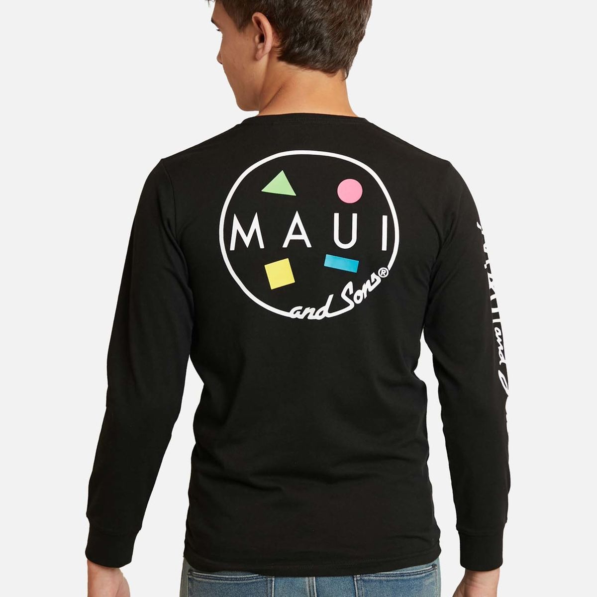 MAUI AND SONS - Polera Ribet Negro Infantil Maui And Sons