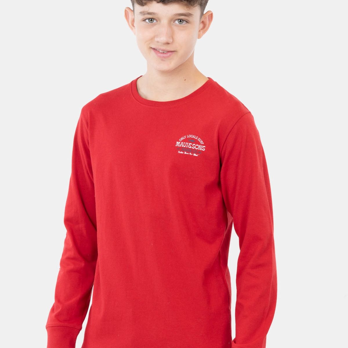 MAUI AND SONS - Polera Parapent Rojo Infantil Maui And Sons