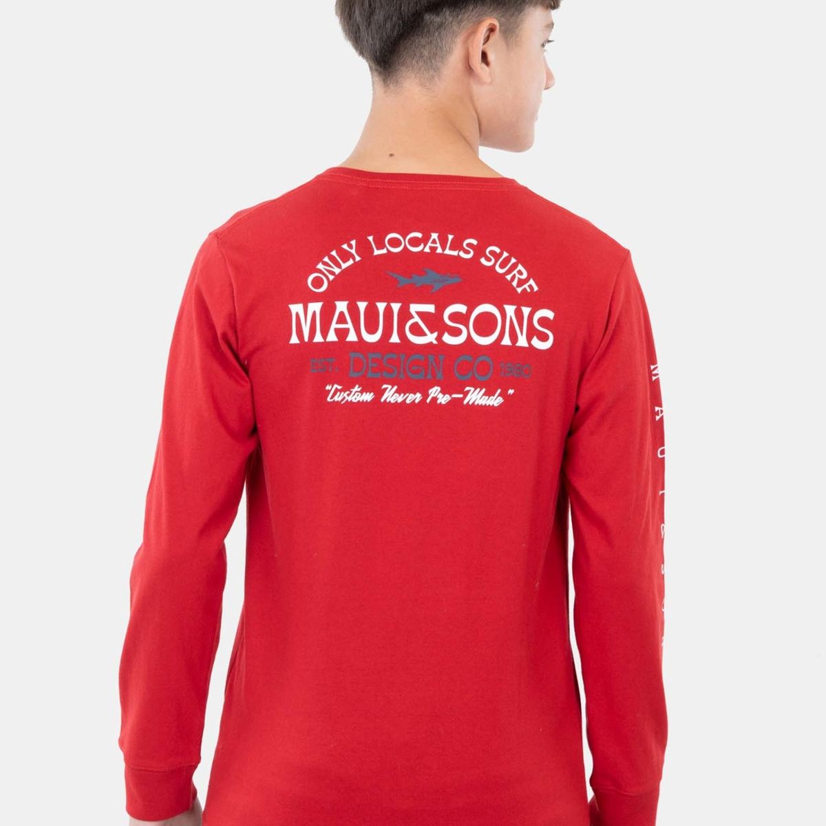 MAUI AND SONS - Polera Parapent Rojo Infantil Maui And Sons