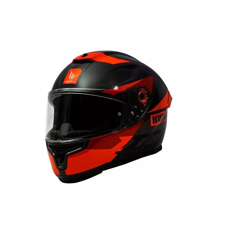 GENERICO - Casco De Moto   Quo B5 Rojo Brillo + Regalo Talla S