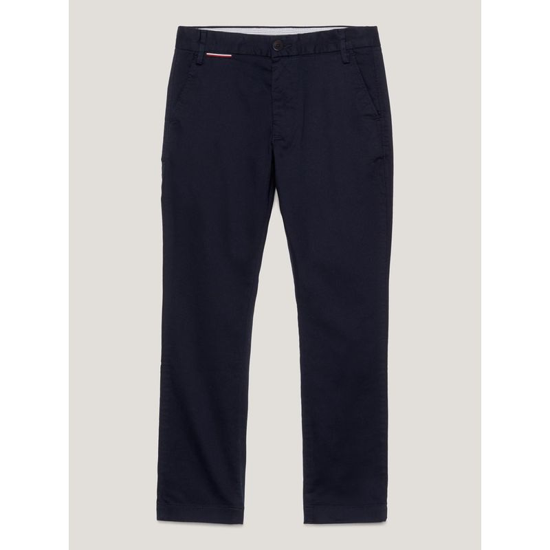 TOMMY HILFIGER - PANTALÓN CHINO 1985 REGULAR FIT AZUL TOMMY HILFIGER