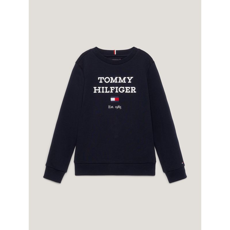 TOMMY HILFIGER - POLERÓN CON LOGO OVERSIZE AZUL TOMMY HILFIGER