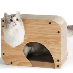GENERICO - Casa Rascador Armable para Gato