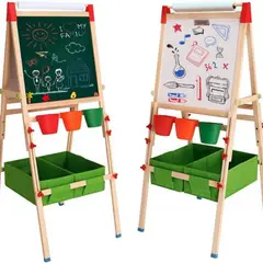 GENERICO - Pizarra Doble Infantil Montessori Niños Aprendizaje Juguete