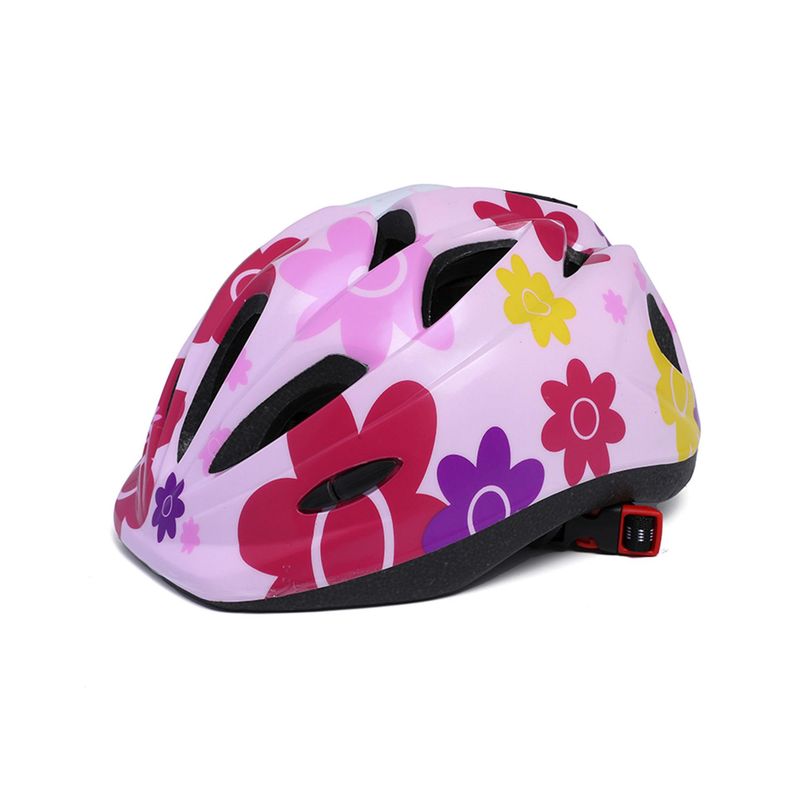 BABYLUNA - Casco Bicicleta Patinaje Deportivo Antigolpes de Niño Rosado