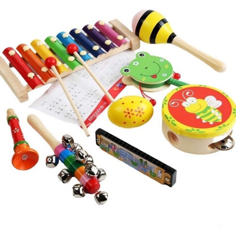 GENERICO - Juego Kit Musical 8 Instrumentos Para Niños Y Niñas