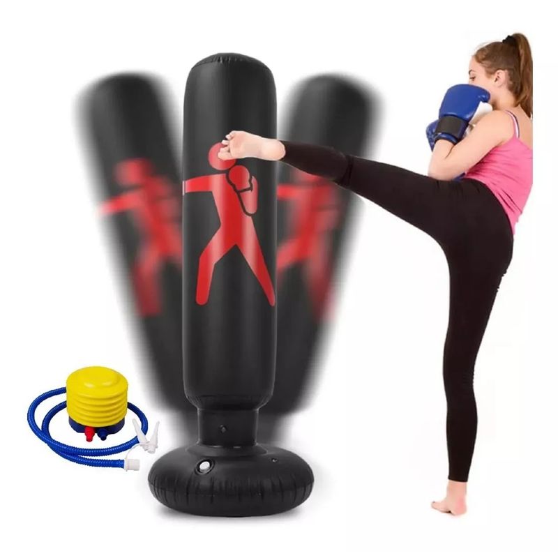 GENERICO - Saco De Boxeo Bolsa Inflable Inflador
