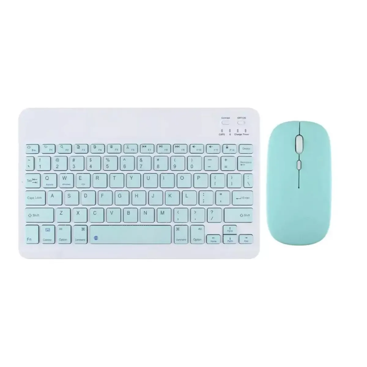 GENERICO - Teclado Con Mouse Para iPad Tablet Tv Verde Menta.