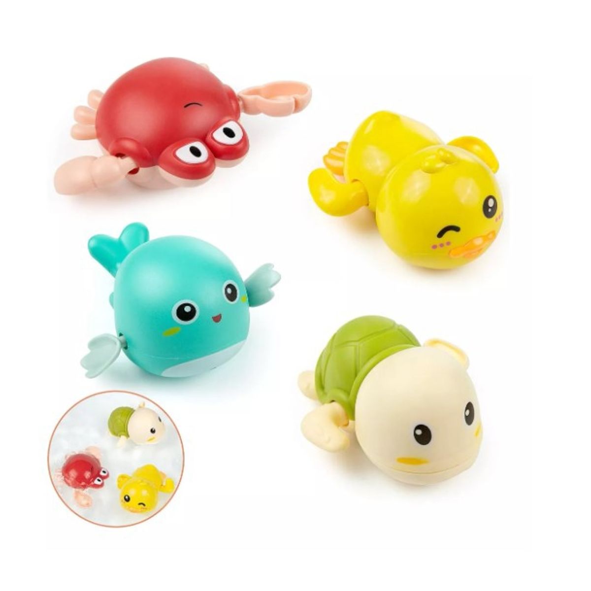 GENERICO - Pack Juguetes De Baño Para Bebés Y Niños 3 Unidades