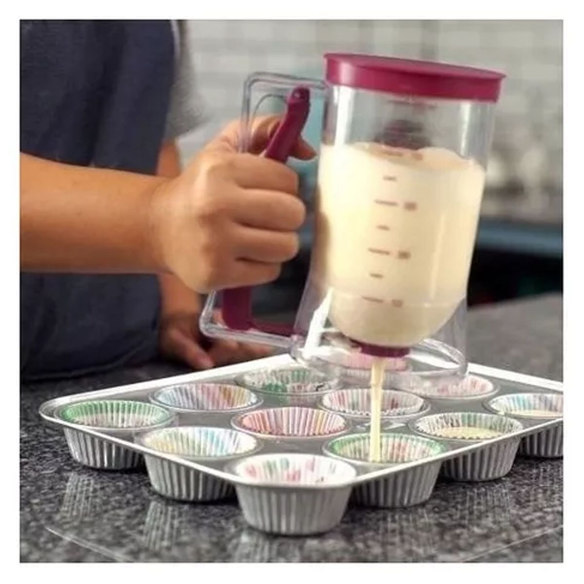 GENERICO - Dispensador De Masas Líquidas Para Repostería Wafle Panqueque