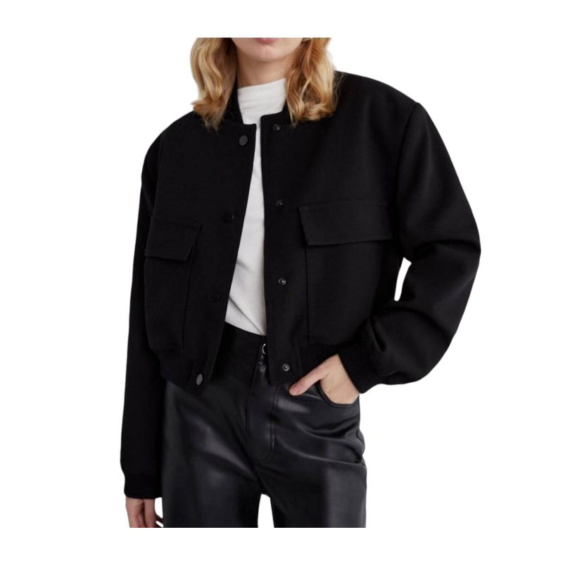 LUNA - Chaqueta Bomber Juvenil Broche Luna