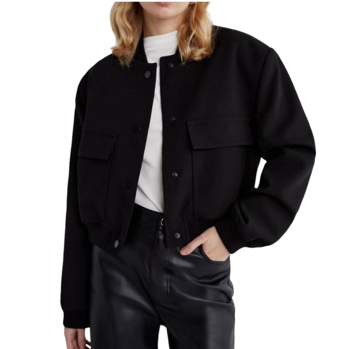 LUNA - Chaqueta Bomber Juvenil Broche Luna