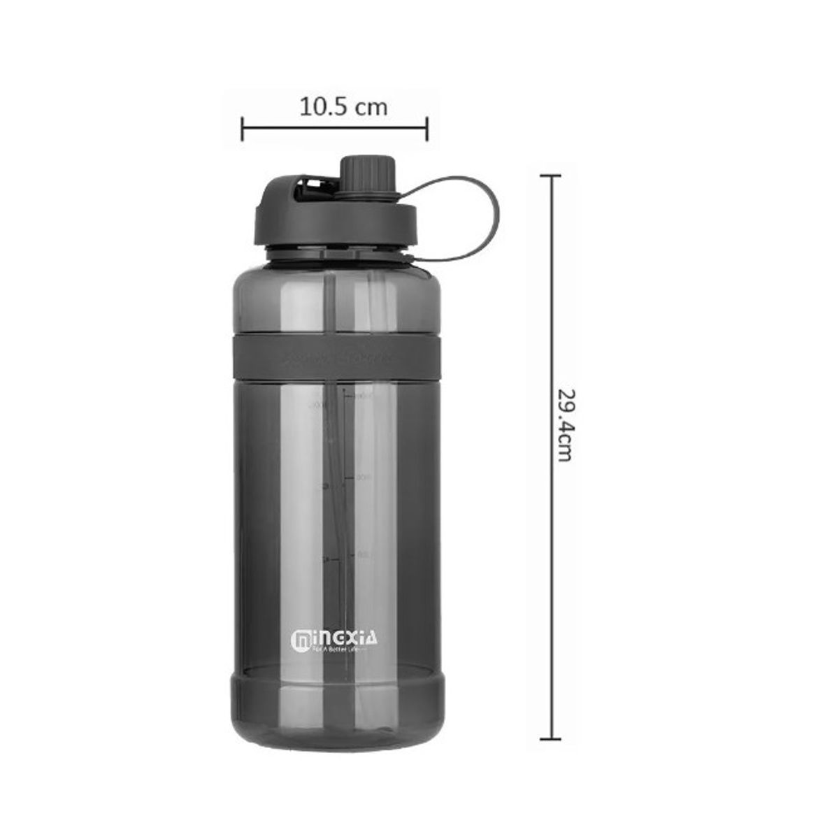 GENERICO - Botella De Agua Deportiva 2l Gimnasio Sport Camping Trekking