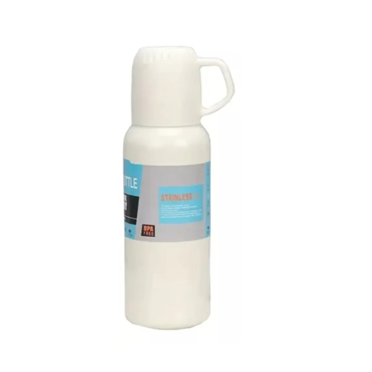 ESHOPANGIE - Termo Capacidad 700ml Térmico Para Bebidas Frías Y Caliente Blanco BR