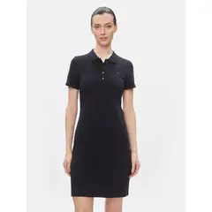 TOMMY HILFIGER - Vestido Polo Solid Slim Fit Azul
