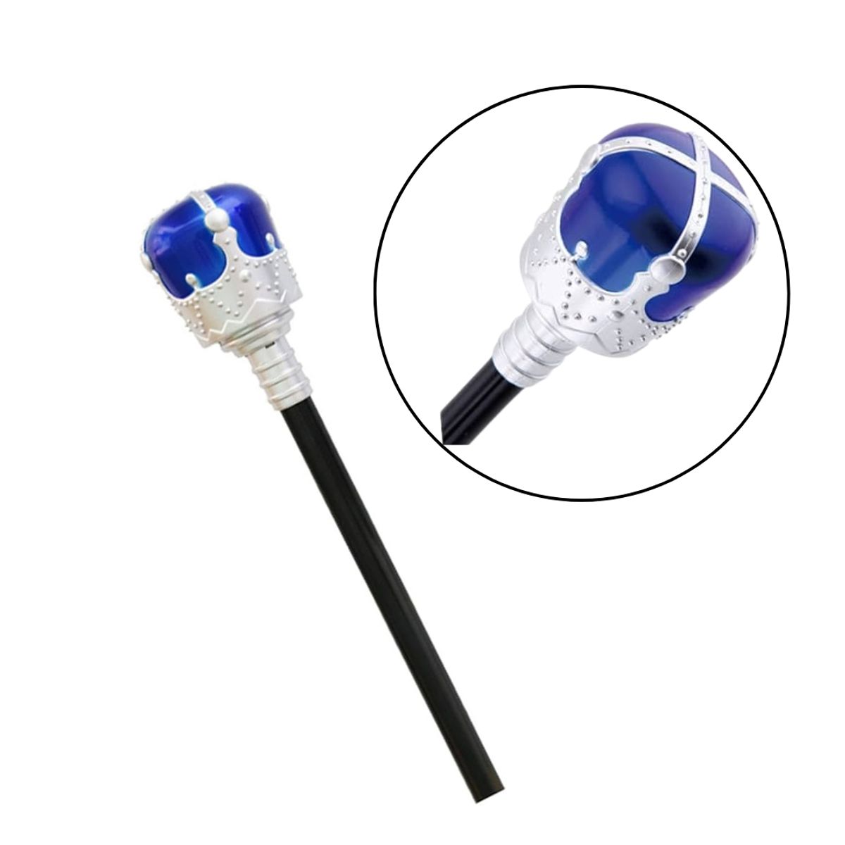 GENERICO - Set De Rey Corona + Cetro Disfraz Cosplay Niños