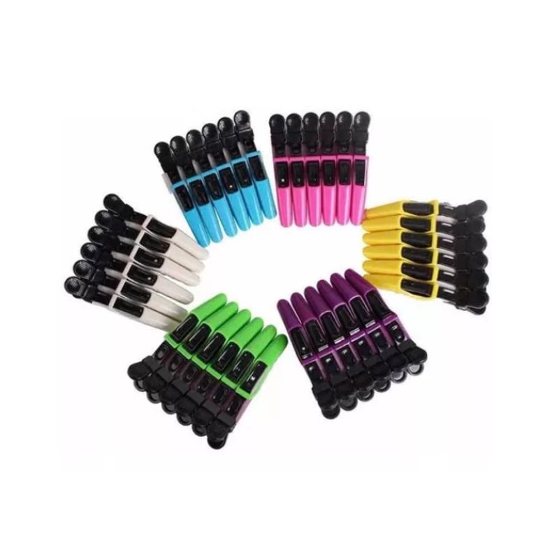 GENERICO - Set 30 Pinzas Para Tomar El Cabello Peluquería