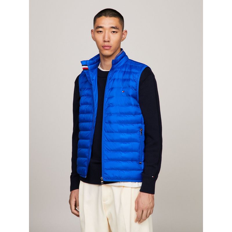 TOMMY HILFIGER - PARKA VEST PACKABLE CIRCULAR AZUL TOMMY HILFIGER