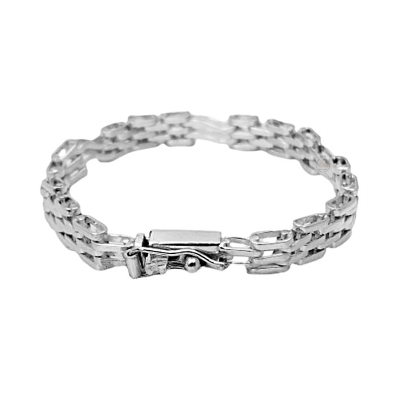 JOYAS MYTOKE - Pulsera Phanter Plata Ley 980 Broche Cajon Vintage Clasica