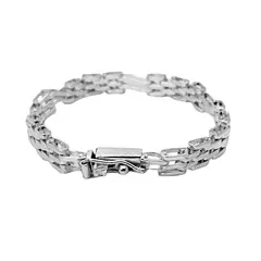 JOYAS MYTOKE - Pulsera Phanter Plata Ley 980 Broche Cajon Vintage Clasica