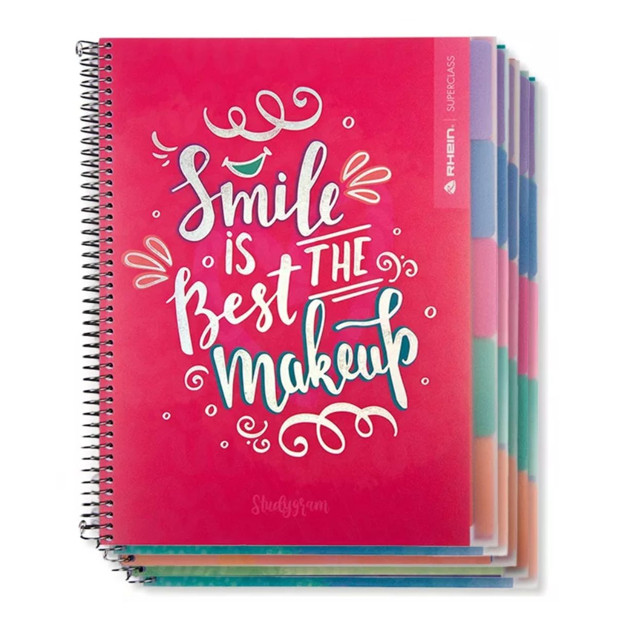 RHEIN - Pack 5 Cuadernos Studygram Rhein Carta 150 Hojas Tapa Dura