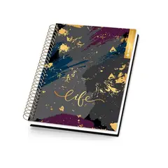 RHEIN - Pack 5 Cuadernos Gold Style Medio Oficio 150 Hojas