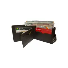 GENERICO - Billetera Tarjetero Cuero Para Hombre