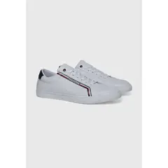 TOMMY HILFIGER - ZAPATILLAS CORE STRIPE LOGO BLANCO
