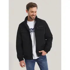 TOMMY HILFIGER - CHAQUETA BOMBER ACOLCHADA NEGRO