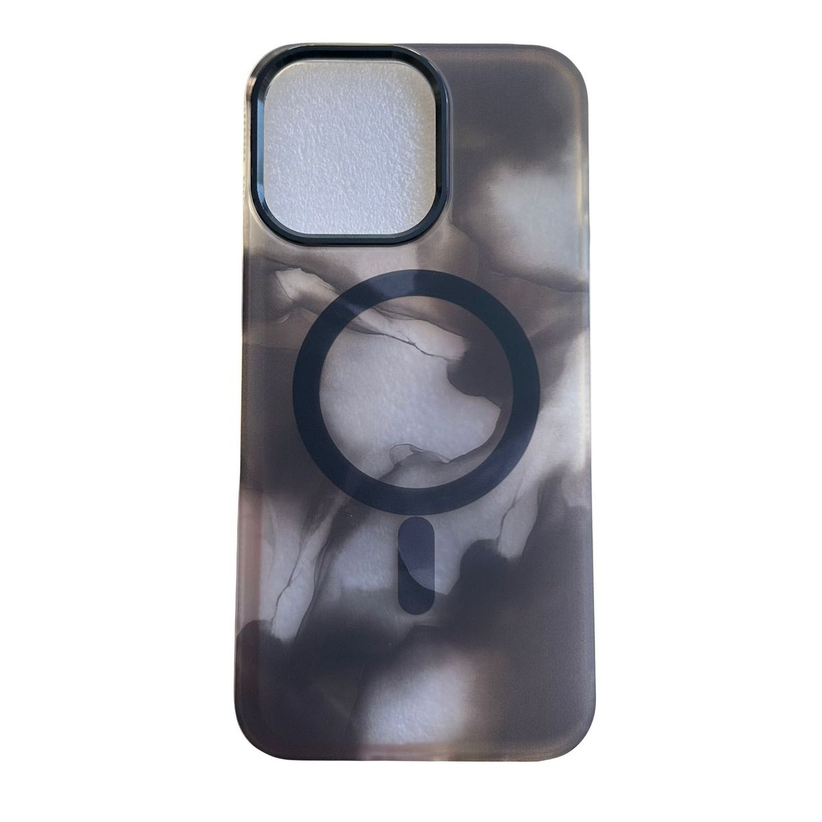 GENERICO - Carcasa para iPhone 15 Pro Max Acuarela - Negro