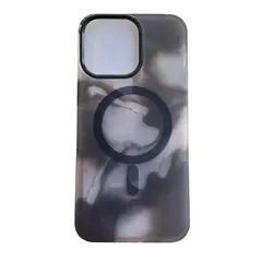 GENERICO - Carcasa para iPhone 15 Pro Max Acuarela - Negro