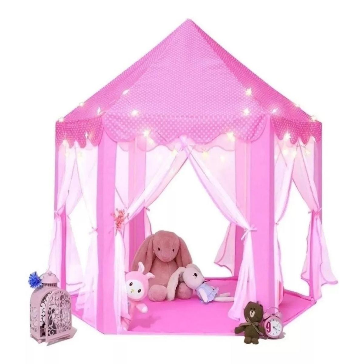 GENERICO - Carpa Infantil Castillo Princesa Niña Portatil Rosado