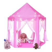 Carpa Infantil Castillo Princesa Niña Portatil Rosado