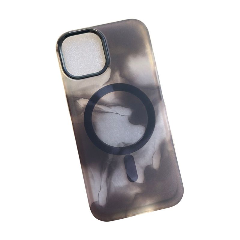 GENERICO - Carcasa para iPhone 14 Plus Acuarela - Negro