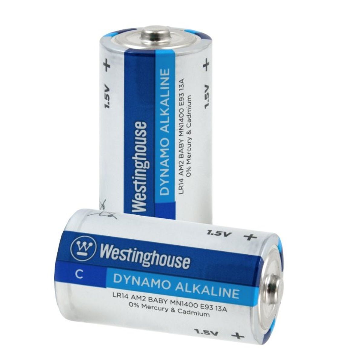 WESTINGHOUSE - Pack 2 Pilas Dynamo Alcalina C Westinghouse
