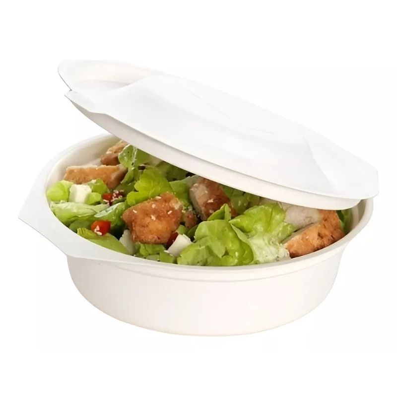 GENERICO - Packx100 Envases De Plumavit Para Comida Bandejas Contenedor