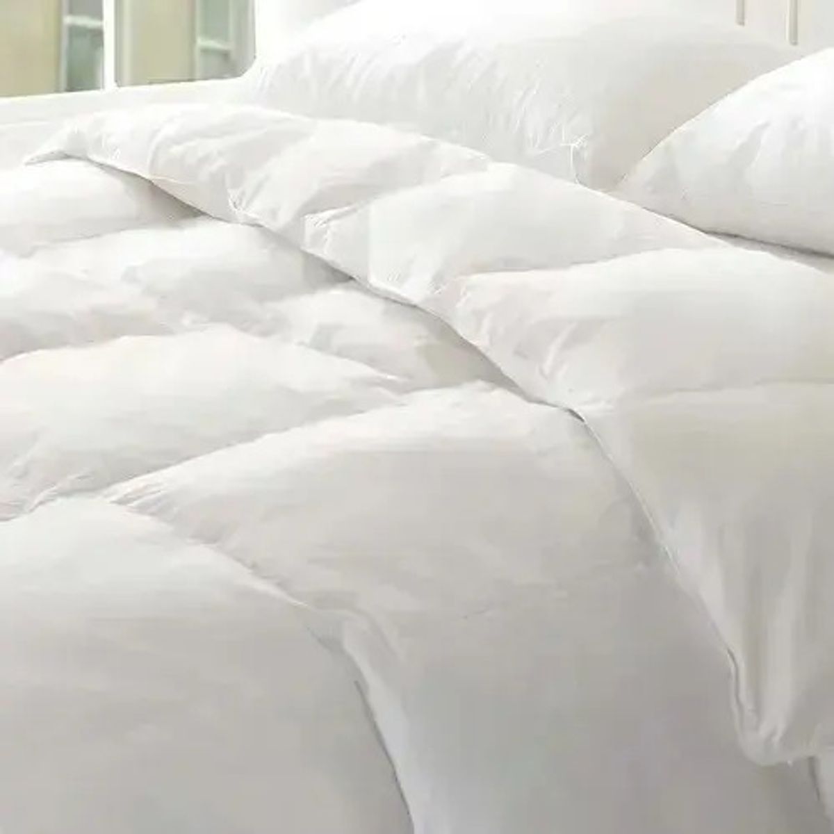 GENERICO - Cubrecama Edredon Plumón Nórdicos De Seda 2 Plazas 200*230cm Blanco