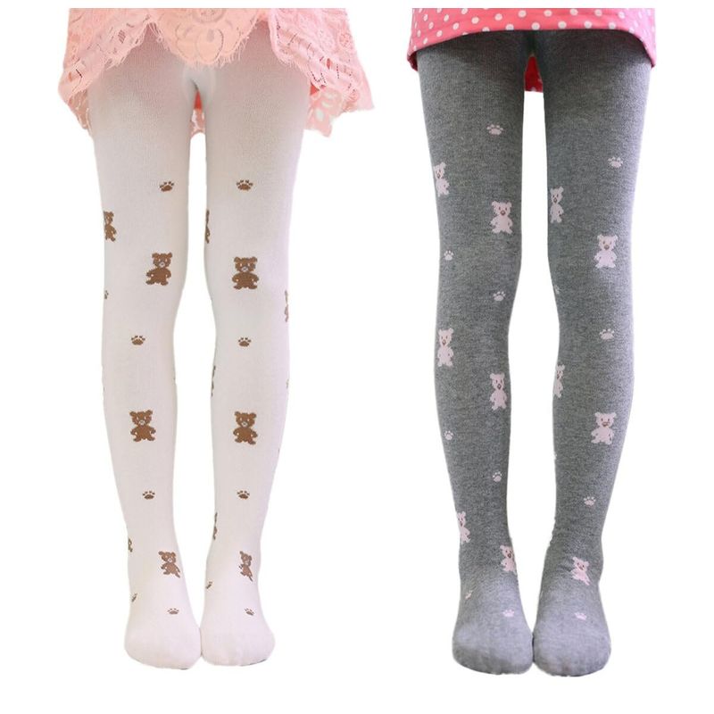 EVERSO - Pack 6 Calcetín Muchacha Pantys  Niña Puro Algodón Invierno.