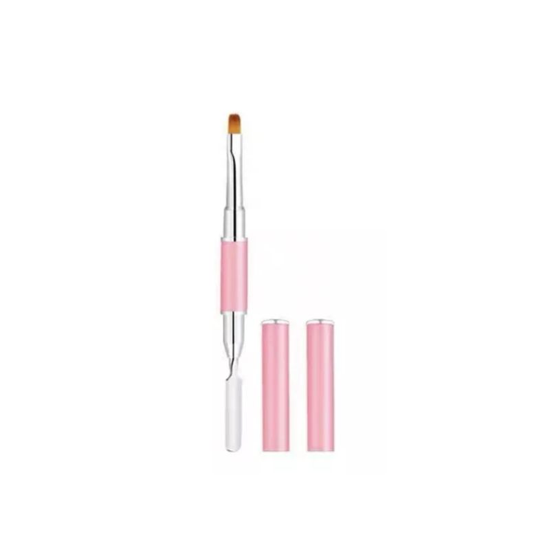 GENERICO - Pincel Para Polygel Con Espatula Rosa