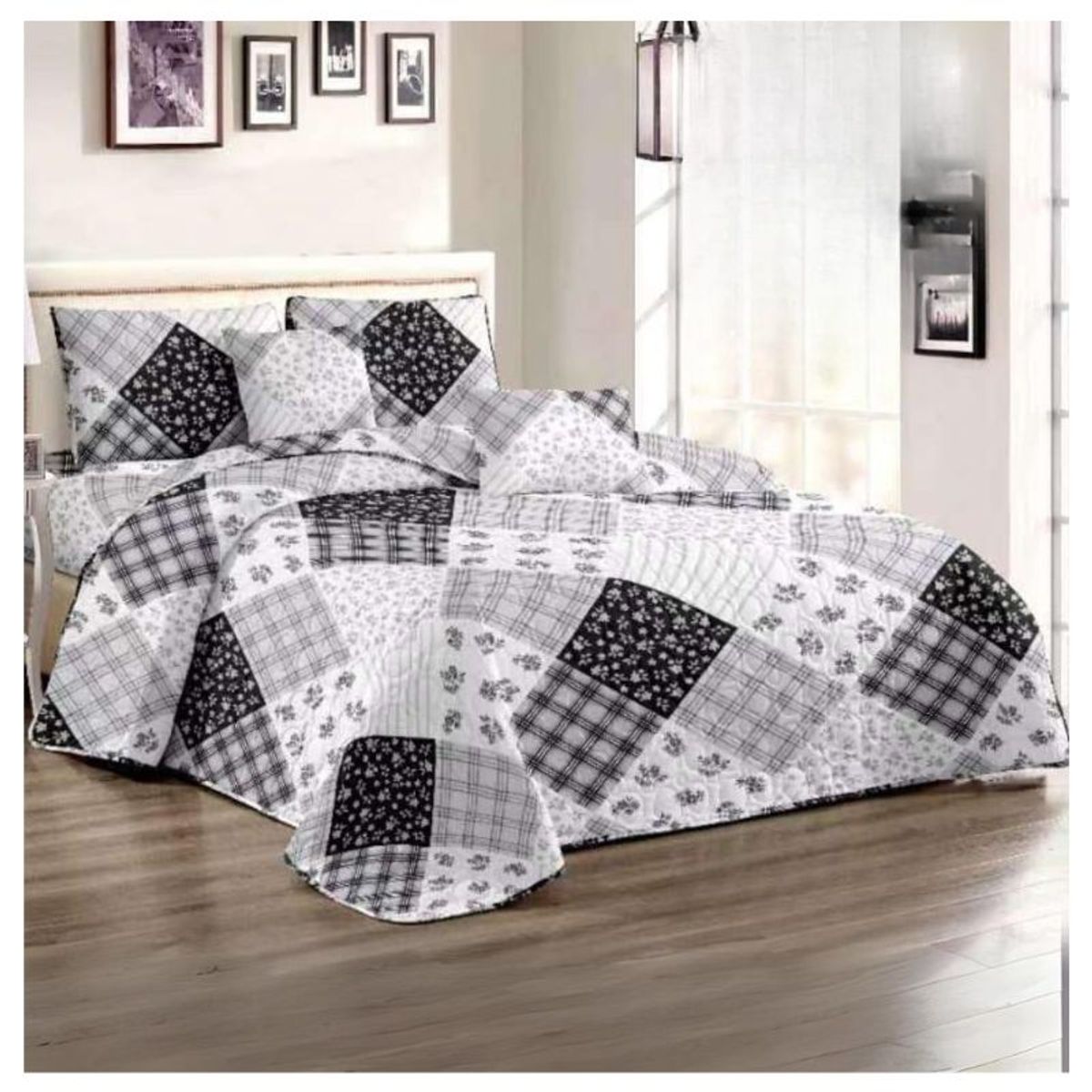 GENERICO - Cubrecama Quilt De Verano 2 Plazas Diseños Estampados Floral
