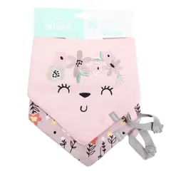 INFANTI - Bipack Baberos Impermeables Flowers