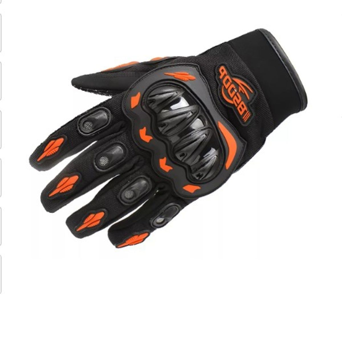 GENERICO - Guantes Moto Invierno Impermeables NegroNaranja L