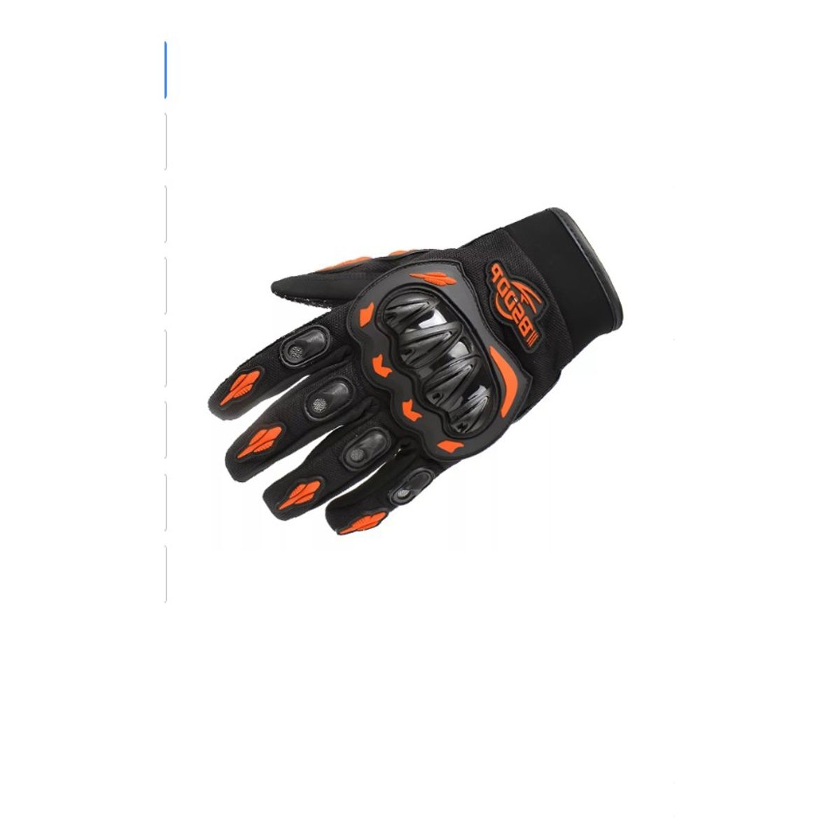 GENERICO - Guantes Moto Invierno Impermeables NegroNaranja L