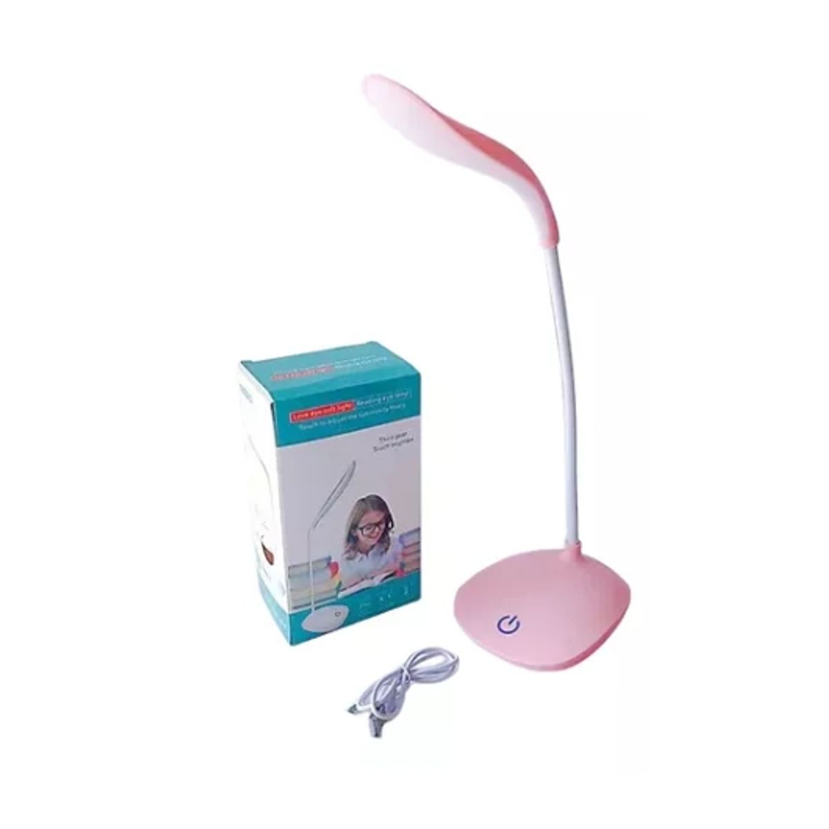GENERICO - Mini Lámpara De Escritorio Portátil De 16 Led Con Usb Rosa