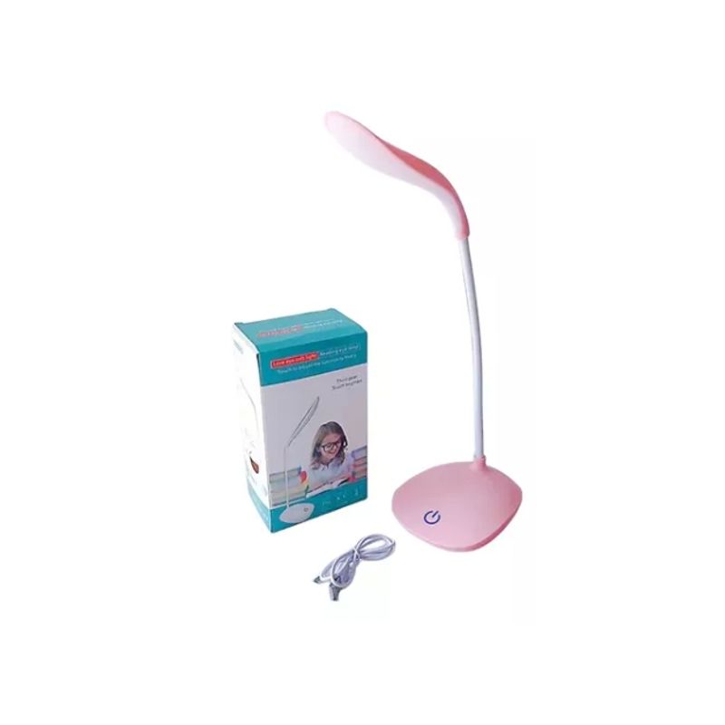 GENERICO - Mini Lámpara De Escritorio Portátil De 16 Led Con Usb Rosa