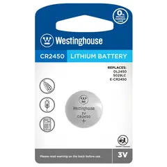 WESTINGHOUSE - Pila De Lithium Cr2450 Unitaria